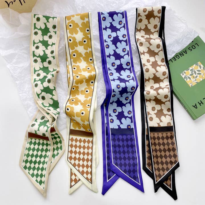 ACCITY - Wholesale Fashion Headband - Women's - 2024 NEW FLORAL STYLE HAIR RIBBON HEADBAND_CWASC0723