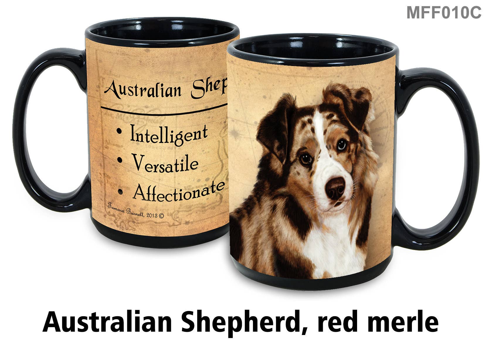 Pet Gifts USA, LLC - Wholesale Coffee Mug - 15oz Australian Shepherd Red Merle My Faithful Friend Mug0
