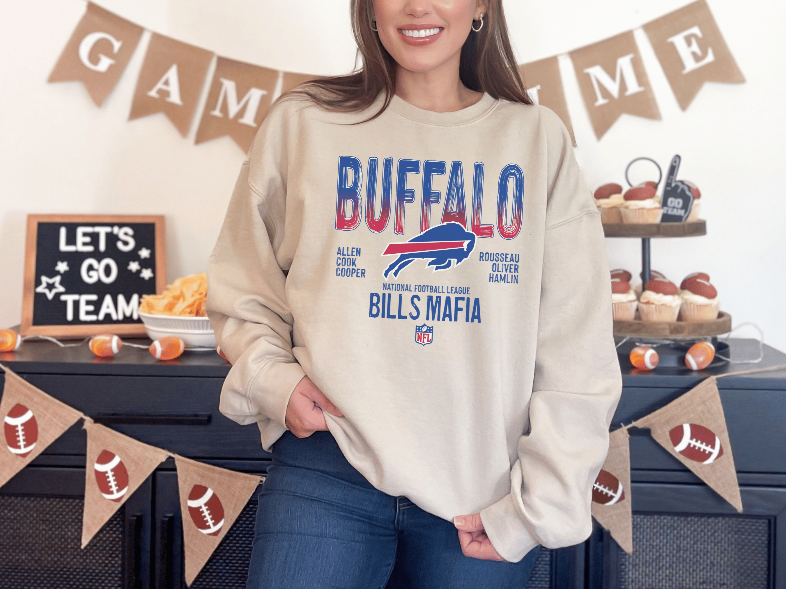 buffalo bills vintage sweatshirt
