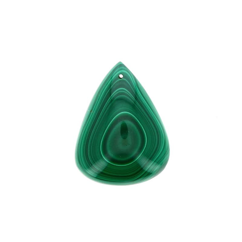 Artisans de Madagascar - Wholesale Individual Charm/Pendant - Genuine Malachite Pendants 31 x 24 mm0