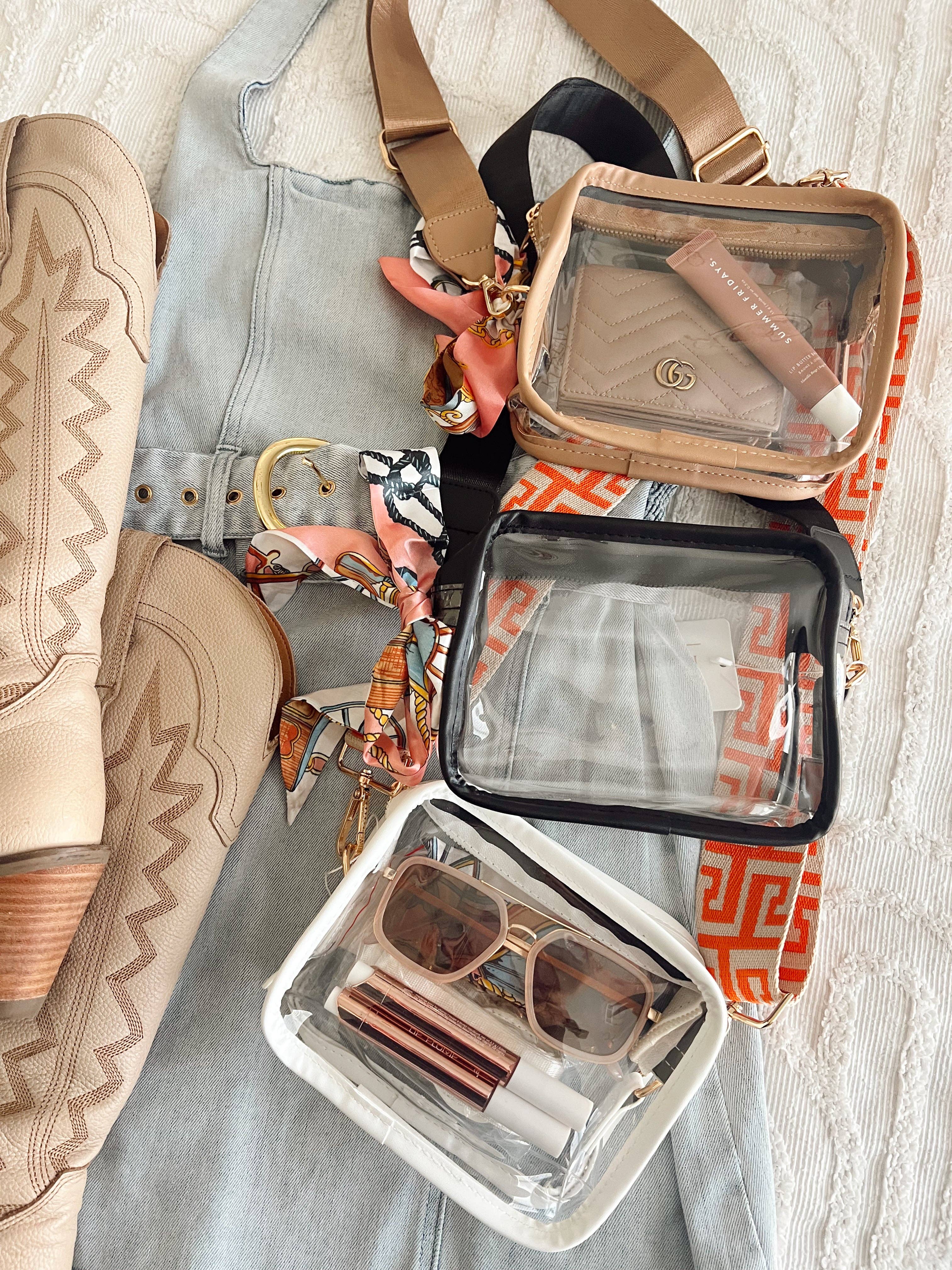 KENZKUSTOMZ - Vente Sac à bandoulière – femme - Sac à main clair pour jour de match + concert - PRÊT À EXPÉDIER0