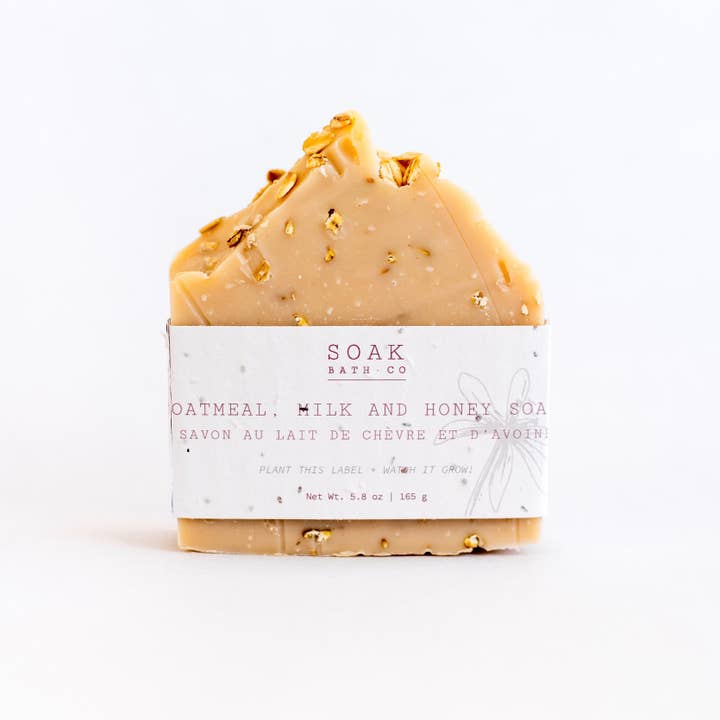 SOAK Bath Co - Wholesale Bar Soap - Oatmeal, Milk and Honey Soap Bar - #3 Bestseller - Made in Canada6