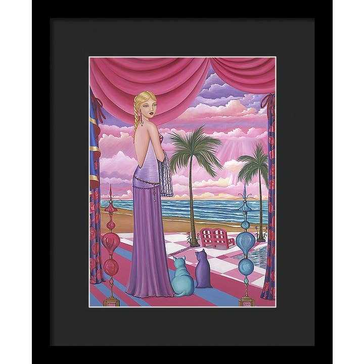 Sharon Tatem Fashion LLC - Wholesale Art Print - Melissa - Framed Print9