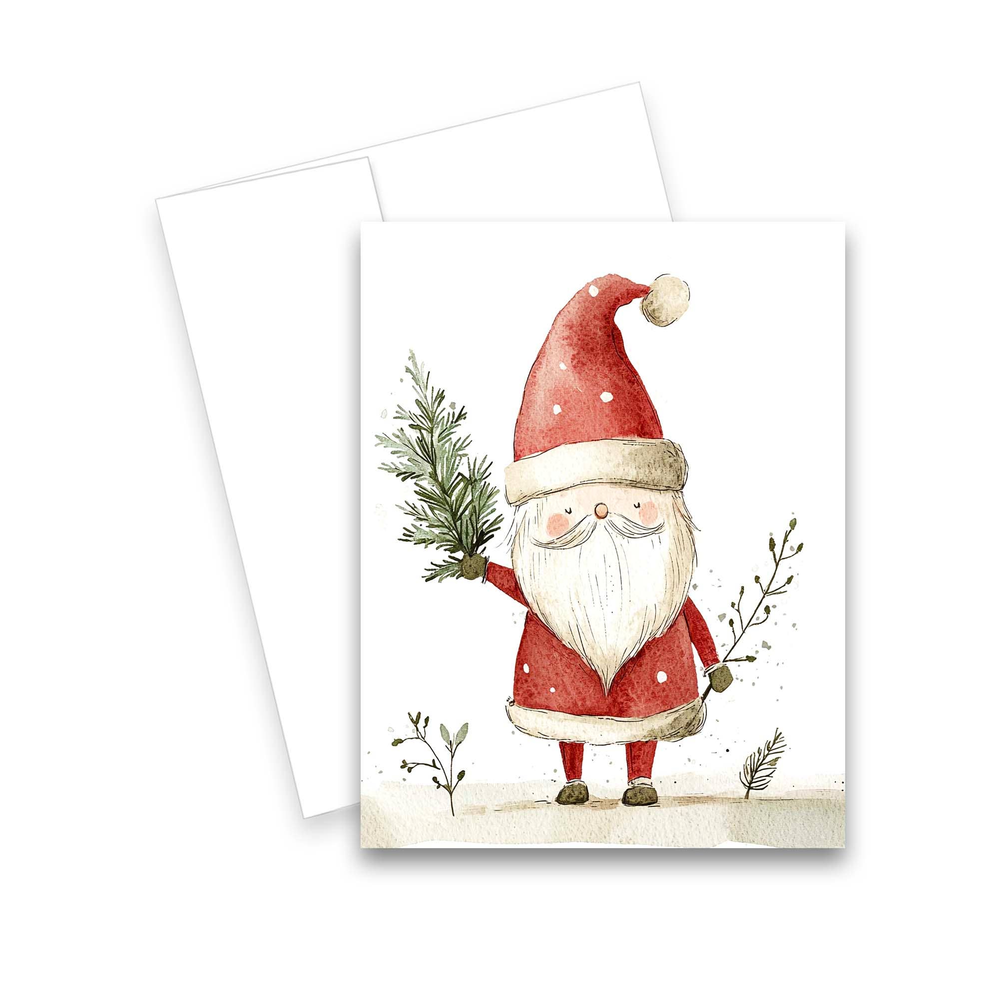 Aria Rae – Engroshandel Julekort – Assorterede julemanden juletræ lykønskningskort, sæt med 66