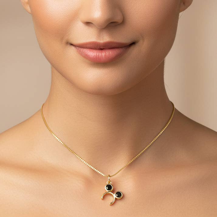 Hairband Charm With Black CZ, Hair Accessories Charm CPG2548 for wholesale by Jewel Pledge