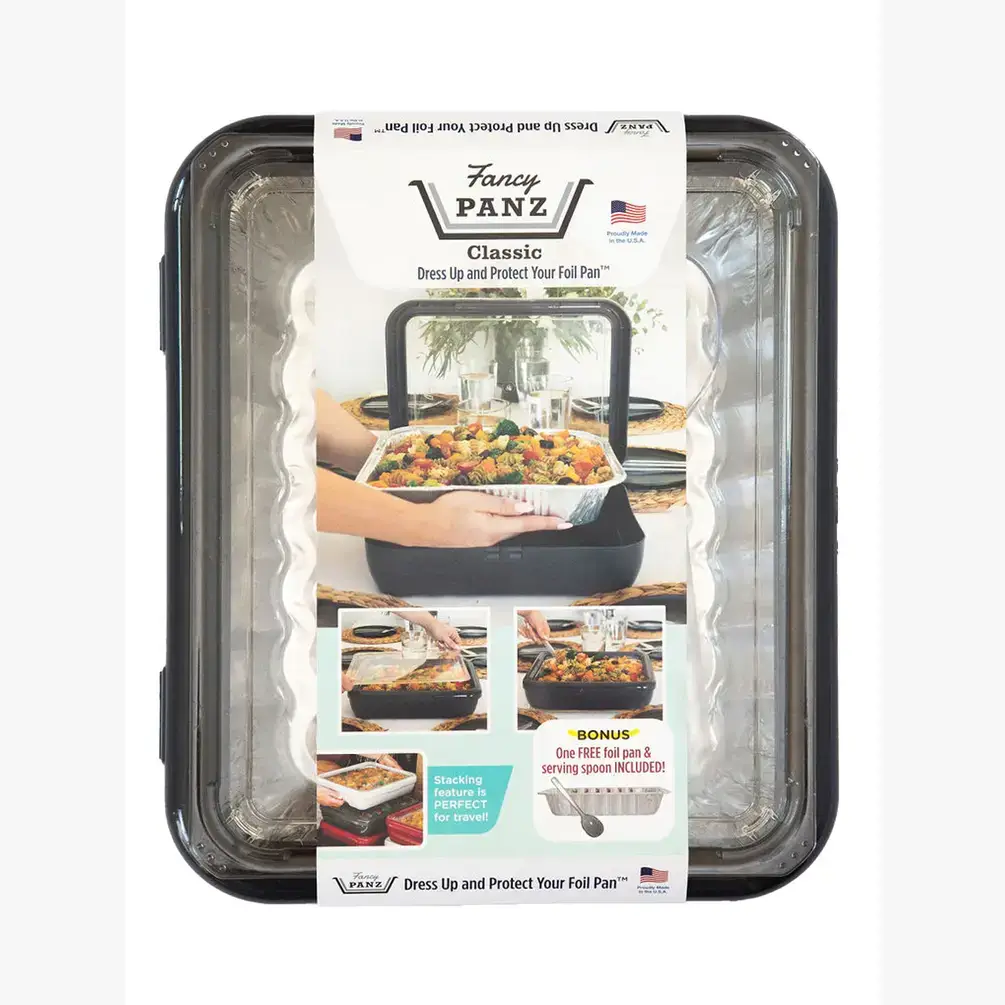 Fancy Panz - Wholesale Casserole Carrier - Classic Set - Pan Frame w/ Lid & Serving Spoon - Charcoal3