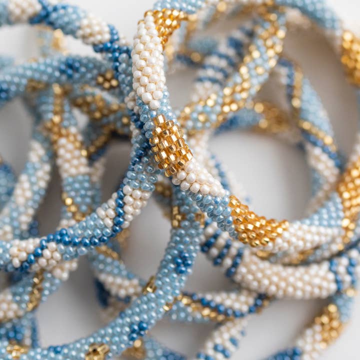 Aid Through Trade - Wholesale Jewelry Set - Roll-On® Bracelet Santorini - Set of 12
