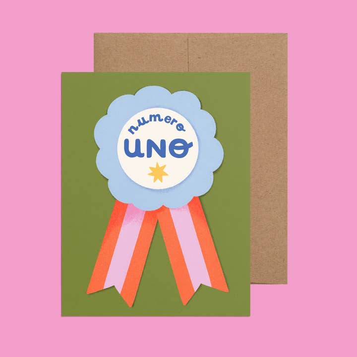 Ana Peake - Wholesale Birthday Card - Numero Uno Spanish Graduation Greeting Card