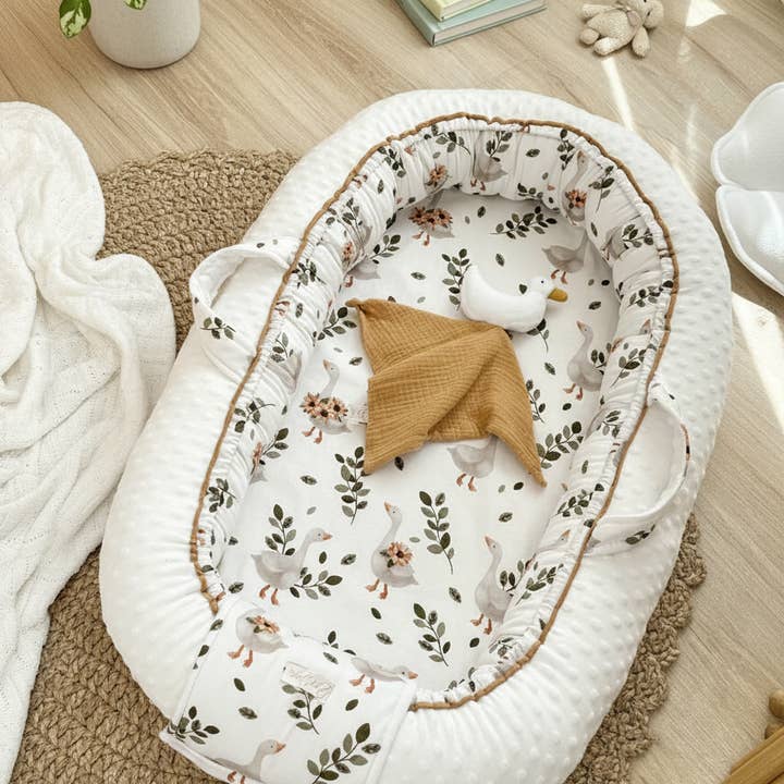 Handmade Baby Nest – Little Duck Cotton | Newborn Lounger for Crib and other Purchase Wholesale duck cloth fabric. Free Returns & Net 60 Terms on Faire trending on Faire.
