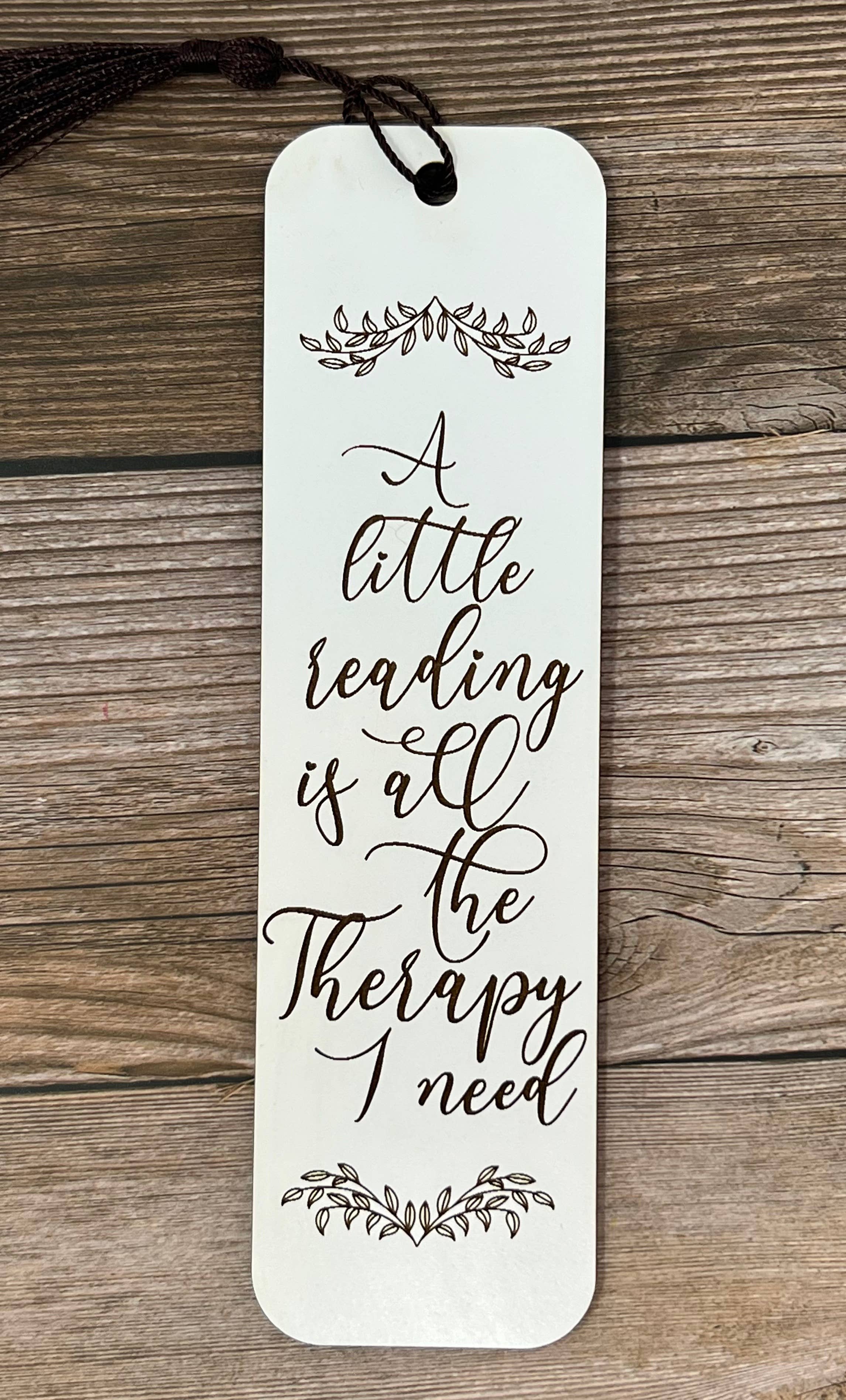 Tara’s Craft Room - Wholesale Bookmark - Wood Engraved Bookmarks with funny sayings7