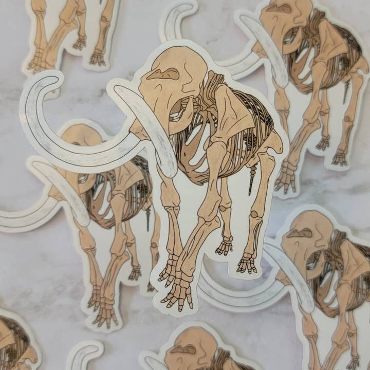 Kingdom Animalia - Wholesale Sticker - Mammoth Sticker1