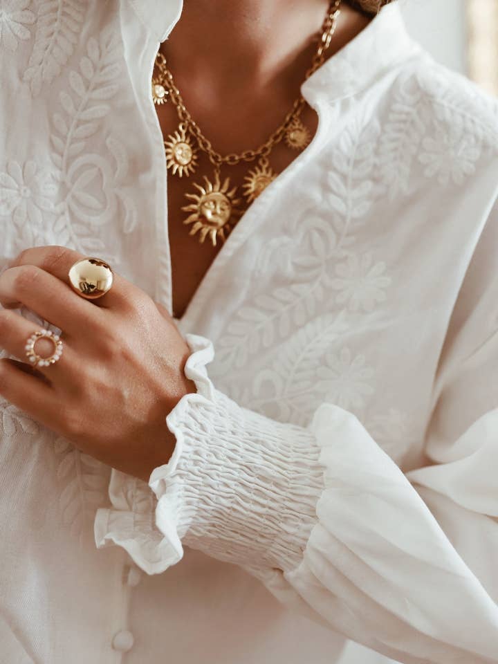 Maison Sajes - Wholesale Button Down Shirt - Women's - Alba blouse