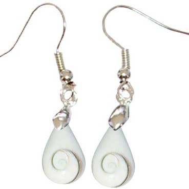 Eye of Saint Lucia Drop Earrings for wholesale by Artisans de Madagascar