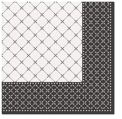 European Excellency - Wholesale Disposable Napkin - Subtle Grid - Airlaid Dinner Napkins2