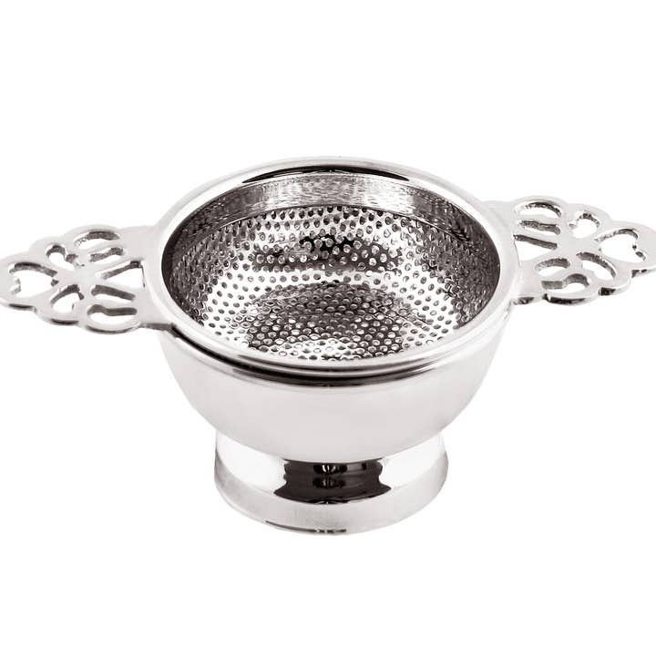 EDZARD – Engroshandel Tesi – Assam Tea Infuser med Holder, Heavy forsølvet1