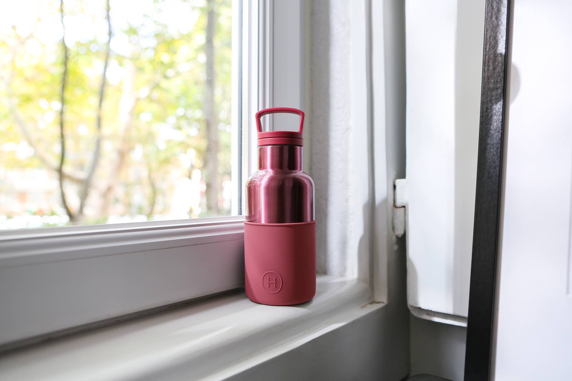 HYDY - Venta al por mayor Botellas de agua - Botella termo Cincin Oro Rosa1