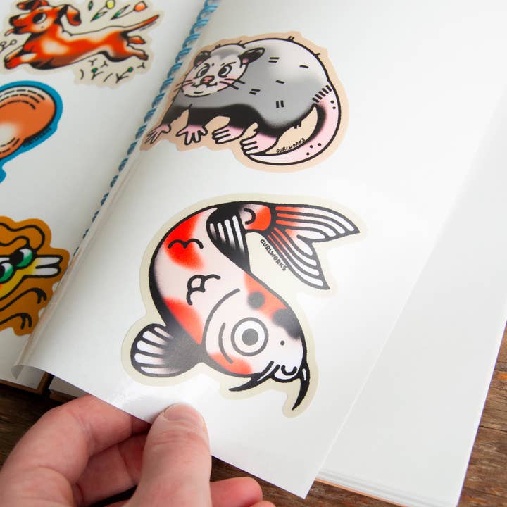 Curlworks - Wholesale Sticker - Menagerie Hardcover Sticker Collecting Book3