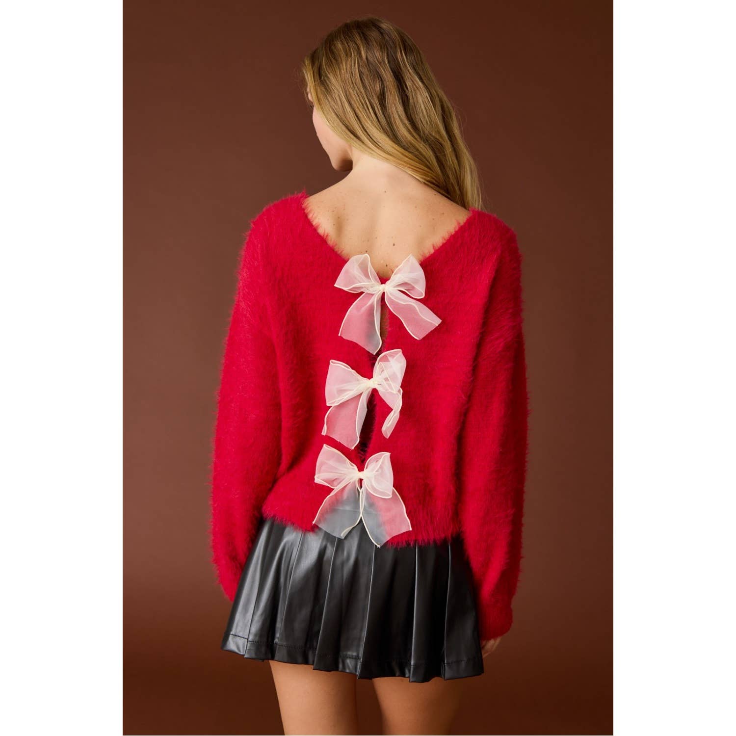 Apolline - Vente Pull en maille – femme - Pull à nœud Aria2