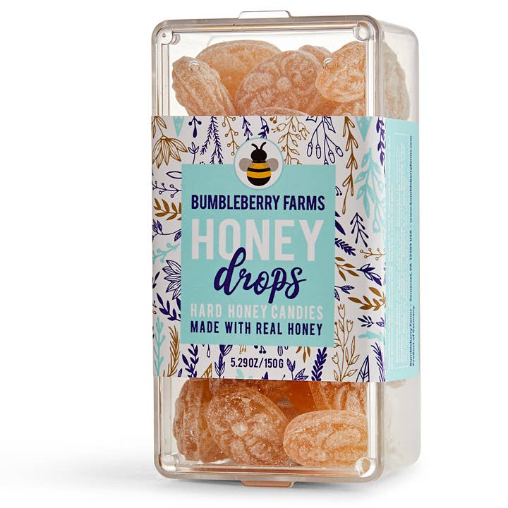 Bumbleberry Farms - Wholesale Hard Candy - Honey Drops - Hard Honey Candies - 5.29 OZ/150G