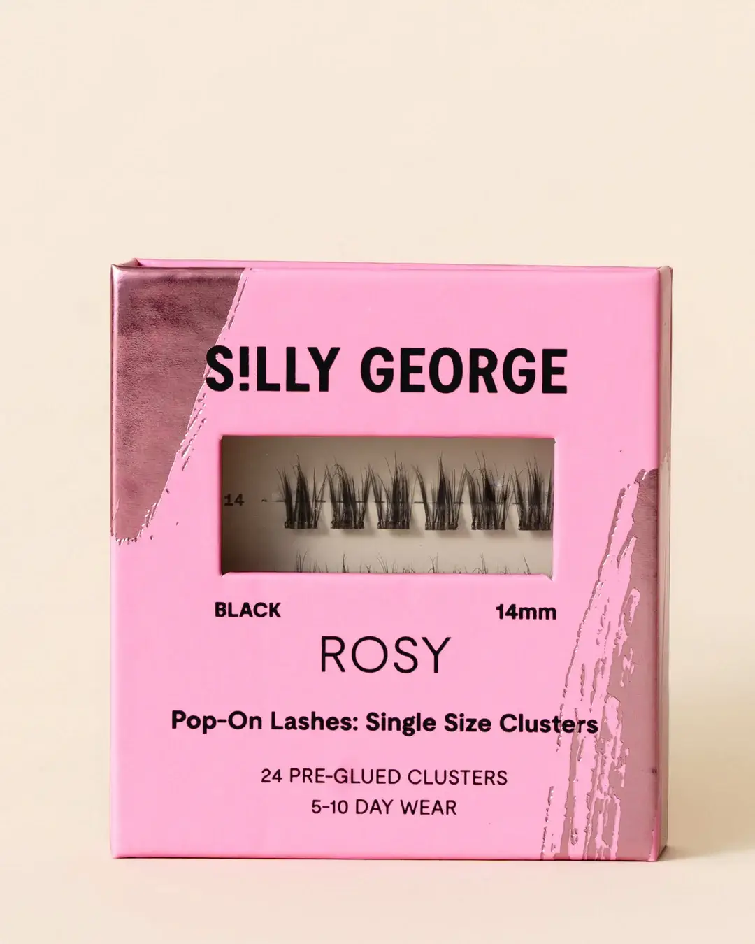 Silly George - Wholesale False/Fake Eyelashes - Pop-On Lashes™ Single Size
1