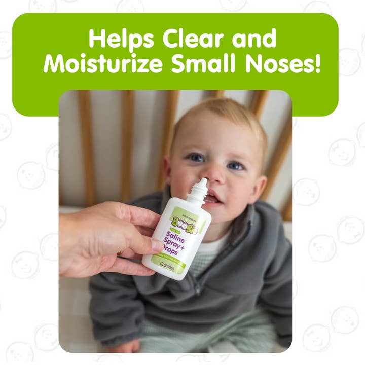 Earth Mama Organics - Wholesale Nasal Care - Boogie Natural Saline Spray and Drops, 1oz (Case of 32)3