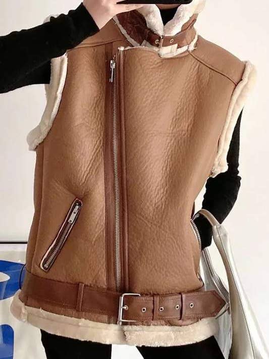 Fashion Combination - Venta al por mayor Chaleco de abrigo - Mujer - chaleco de piel7