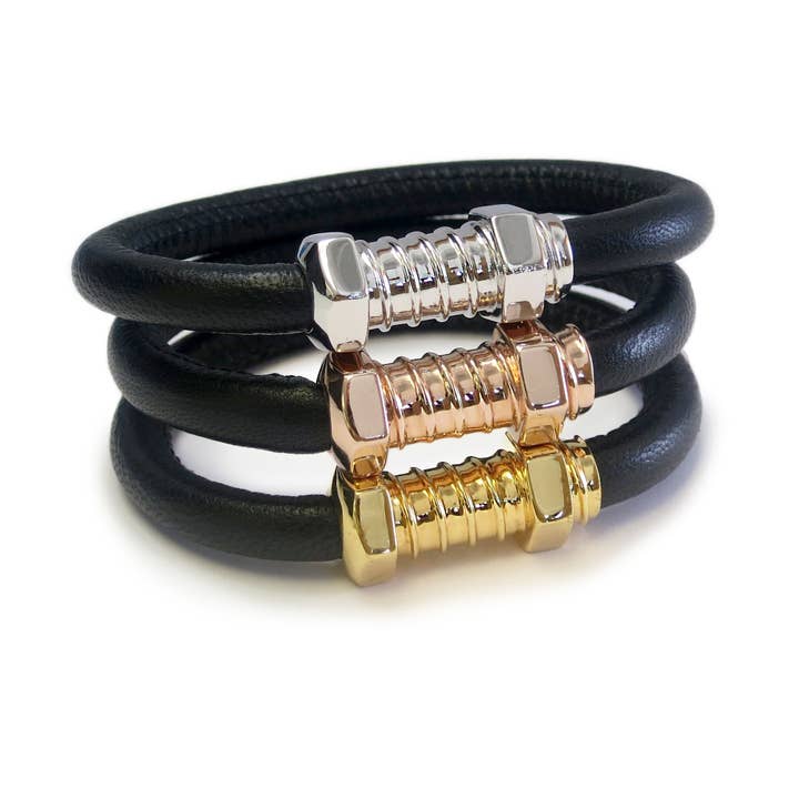 Bracelet Screw Stack- Click for Color Options for wholesale by Liza Schwartz Jewelry