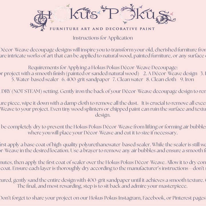 Hokus Pokus - Wholesale Wall Decal/Stickers - Sunshine Decor-Weave Decoupage8