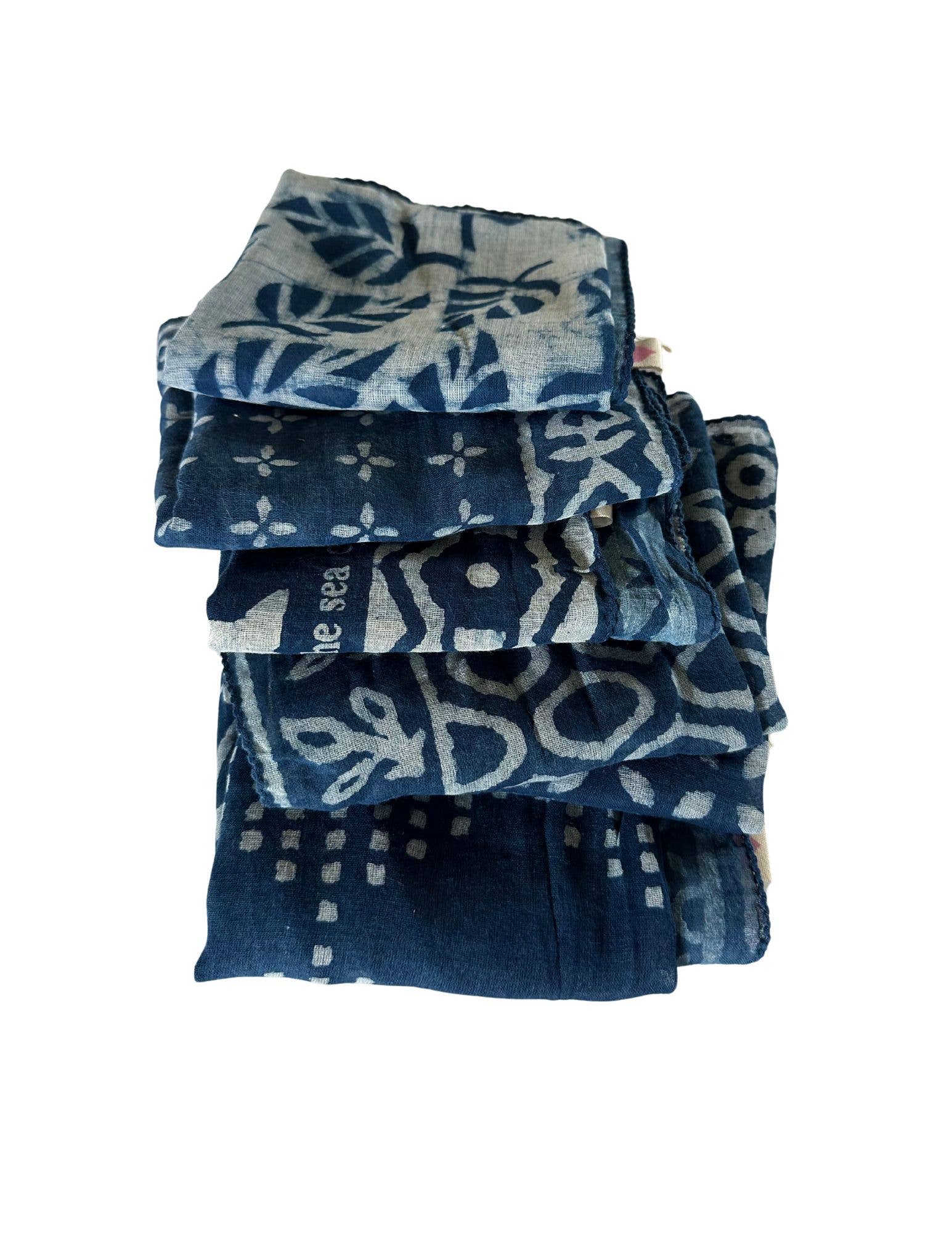 By The Sea Organics – wholesale Bandana – Women's – Indigo Bandana6