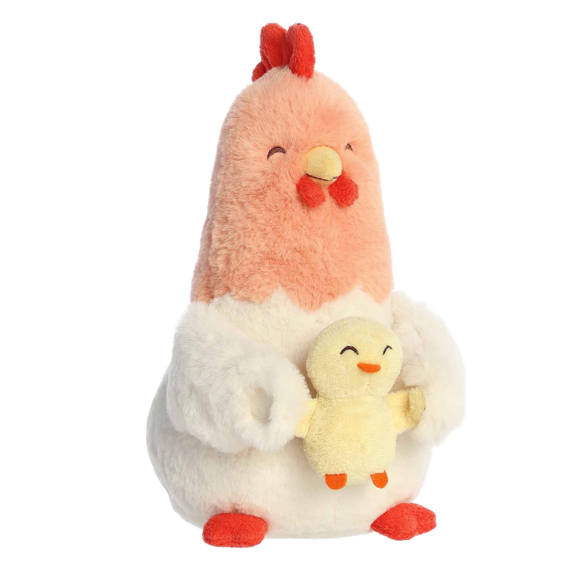 Ebba by Aurora Gift - Wholesale Stuffed/Plush Toy - Kids & Baby - 11" Cluck Chicken & Cheepy Chick™1