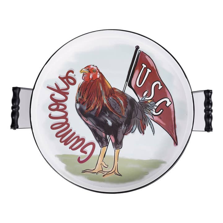 South Carolina Mascot Enamel Tray for wholesale by Glory Haus