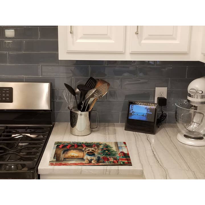 Silky Terrier Gezellige kerstsnijplank DAC2755 voor wholesale door Caroline's Treasures