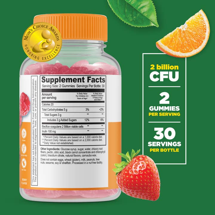 Lifeable – wholesale Oral supplement/vitamin – Lifeable Probiotics for Kids 2 Billion CFU Gummies