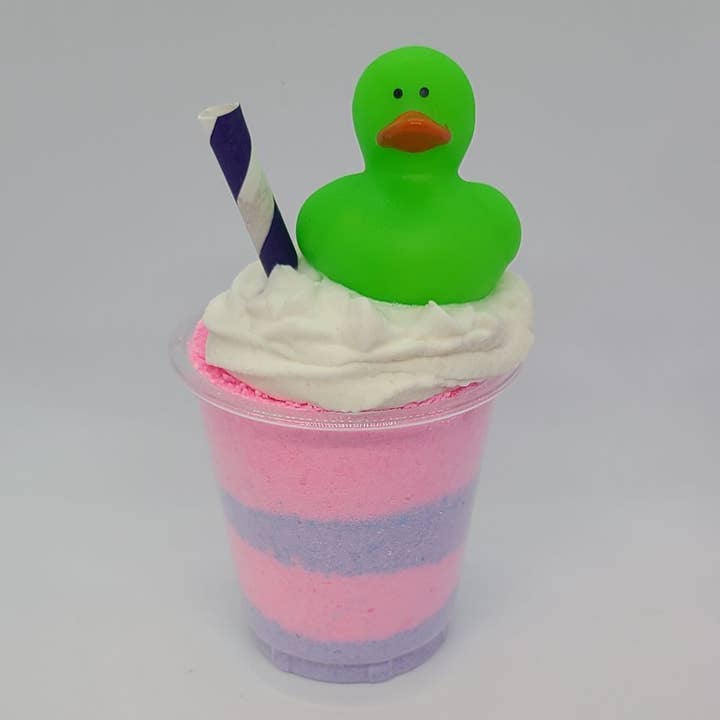 Sassy Bubbles - Wholesale Bath Bomb/Fizz - Raspberry Boom Bubbling Smoothie Shot Bath Bomb for Kids