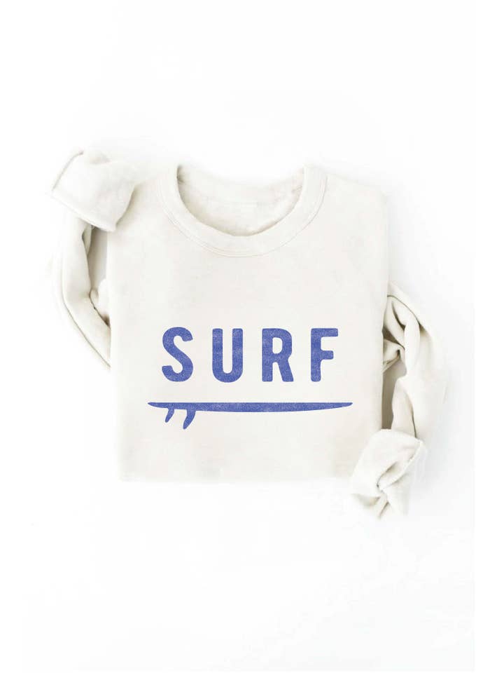 OAT COLLECTIVE - Wholesale Graphic Sweatshirt - Women's - SURF Graphic Sweatshirt
