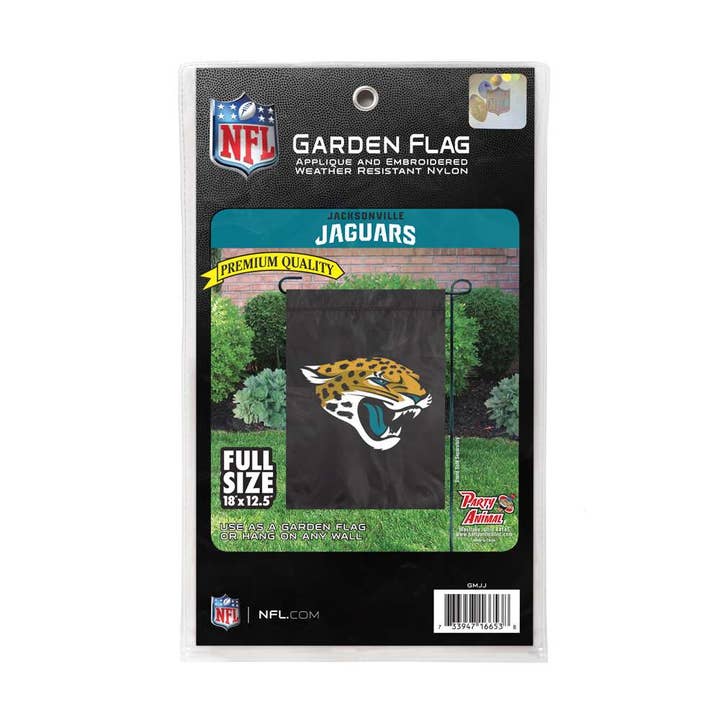 Party Animal, Inc. - Vente Drapeaux - Drapeau de jardin Jacksonville Jaguars Premium