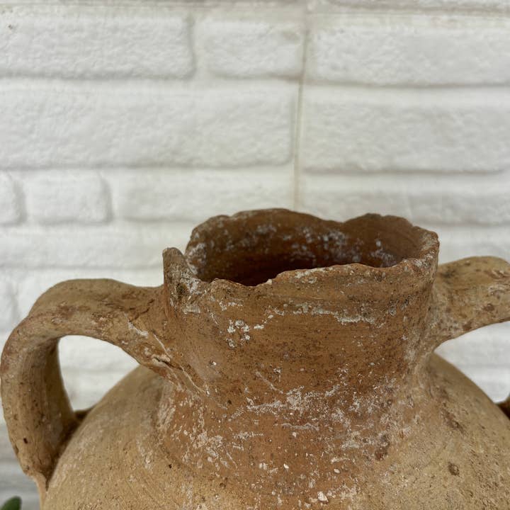 Rustic Remnents - Wholesale Decorative Jar - Turkish Pottery, Olive Oil Pot, Old Clay Pot,