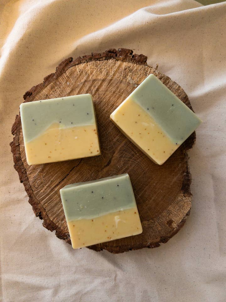 Reel Soap Fisherman’s Scrub Bar for wholesale by The Ash House Soap Studio