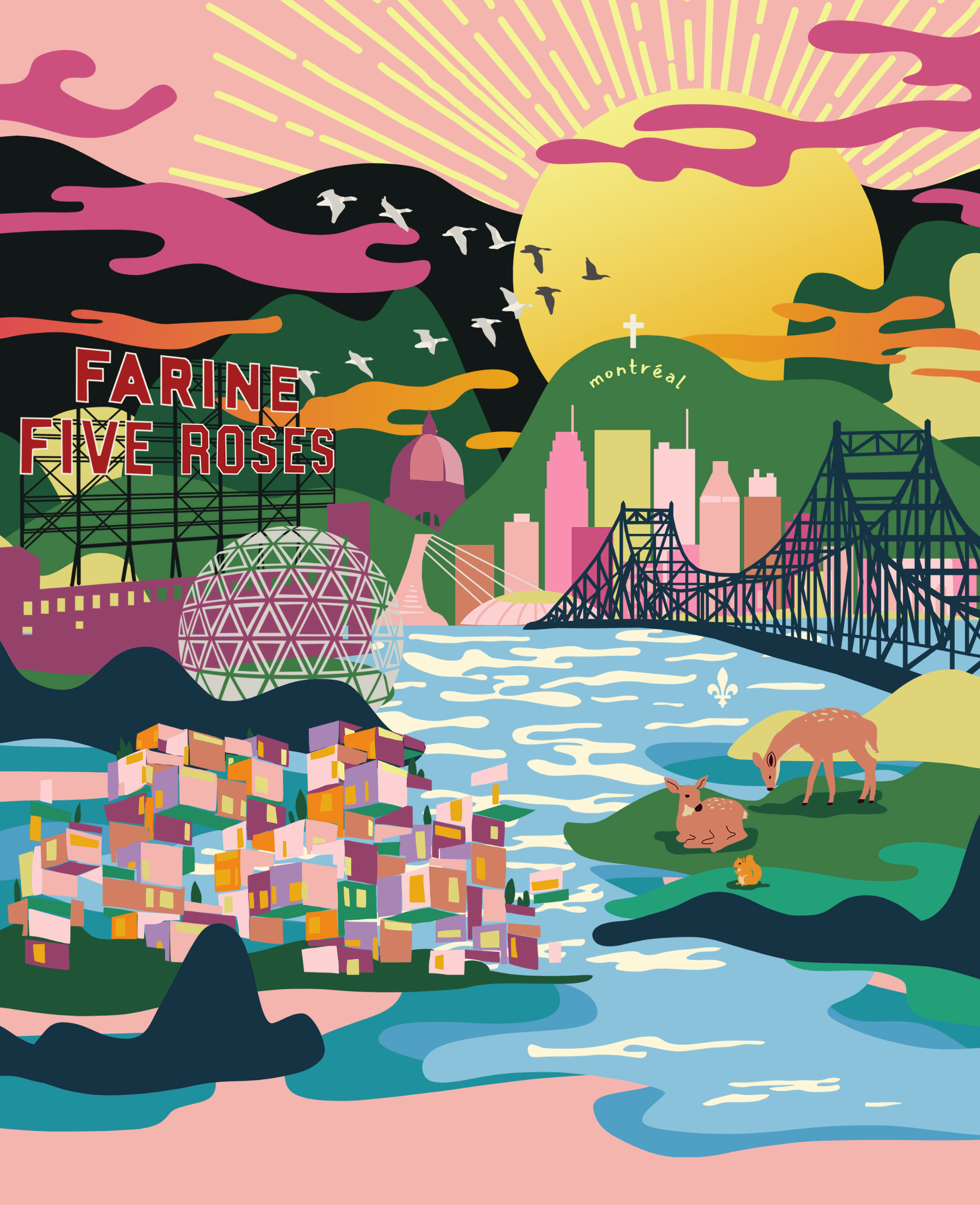 Dora Nola - Wholesale Art Print - Montreal Art Print2