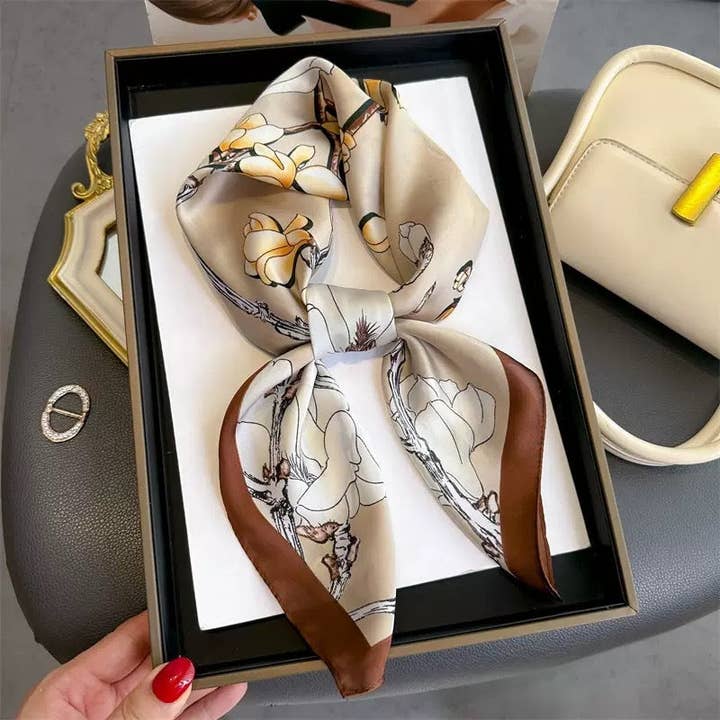 Marayn - Wholesale Scarf - Women's - Korean Silk Scarf Chic Style Sun Protection Versatile19