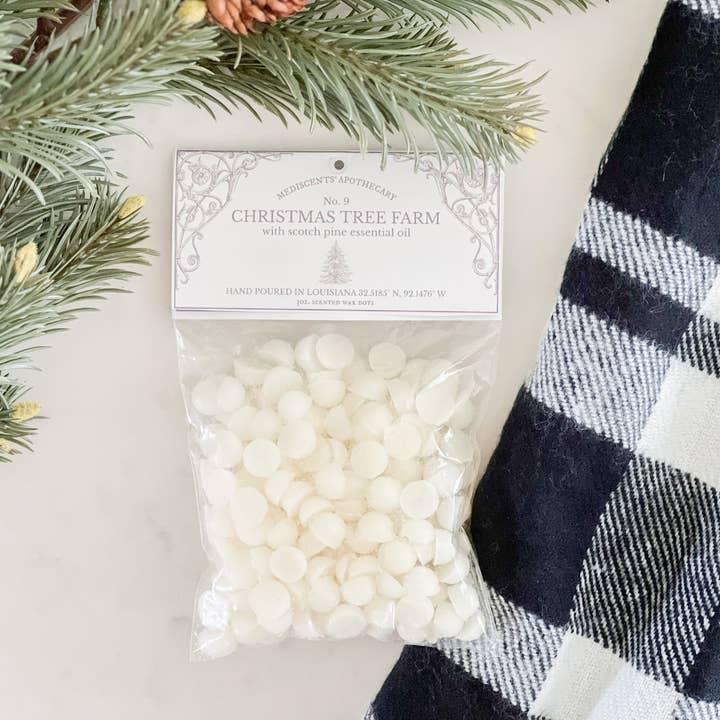Christmas Tree Farm Wax Dots for wholesale by MediScents Apothecary