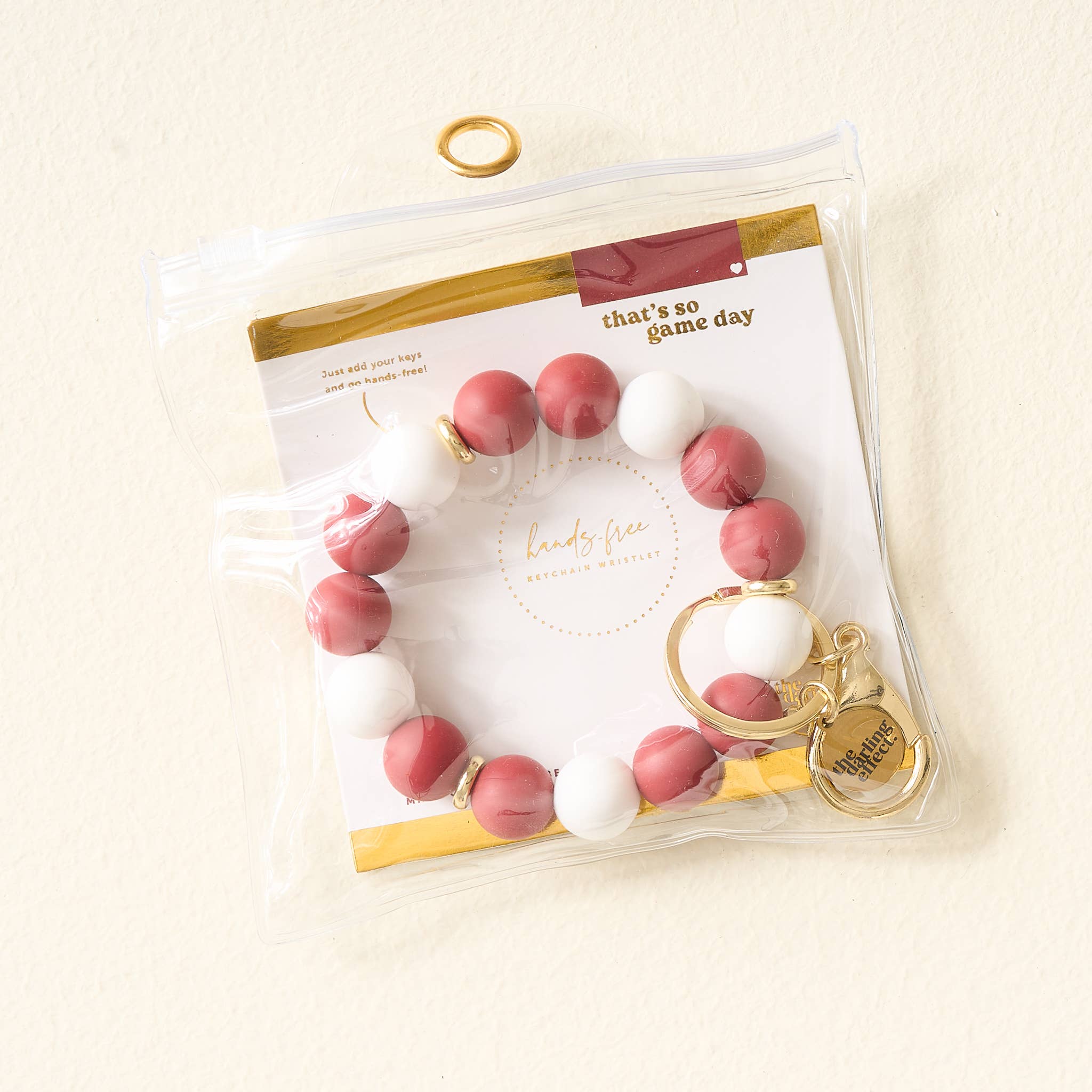 The Darling Effect - Wholesale Keychain Bracelet - Game Day Hands-Free Keychain Wristlet - 8 Colors Available!5