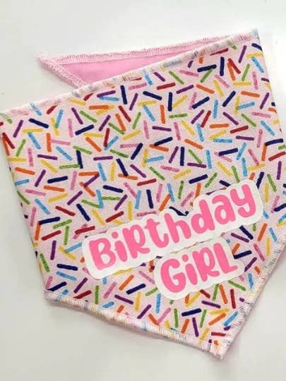 Birthday Girl Dog Bandana for wholesale by Wolfpack Playden