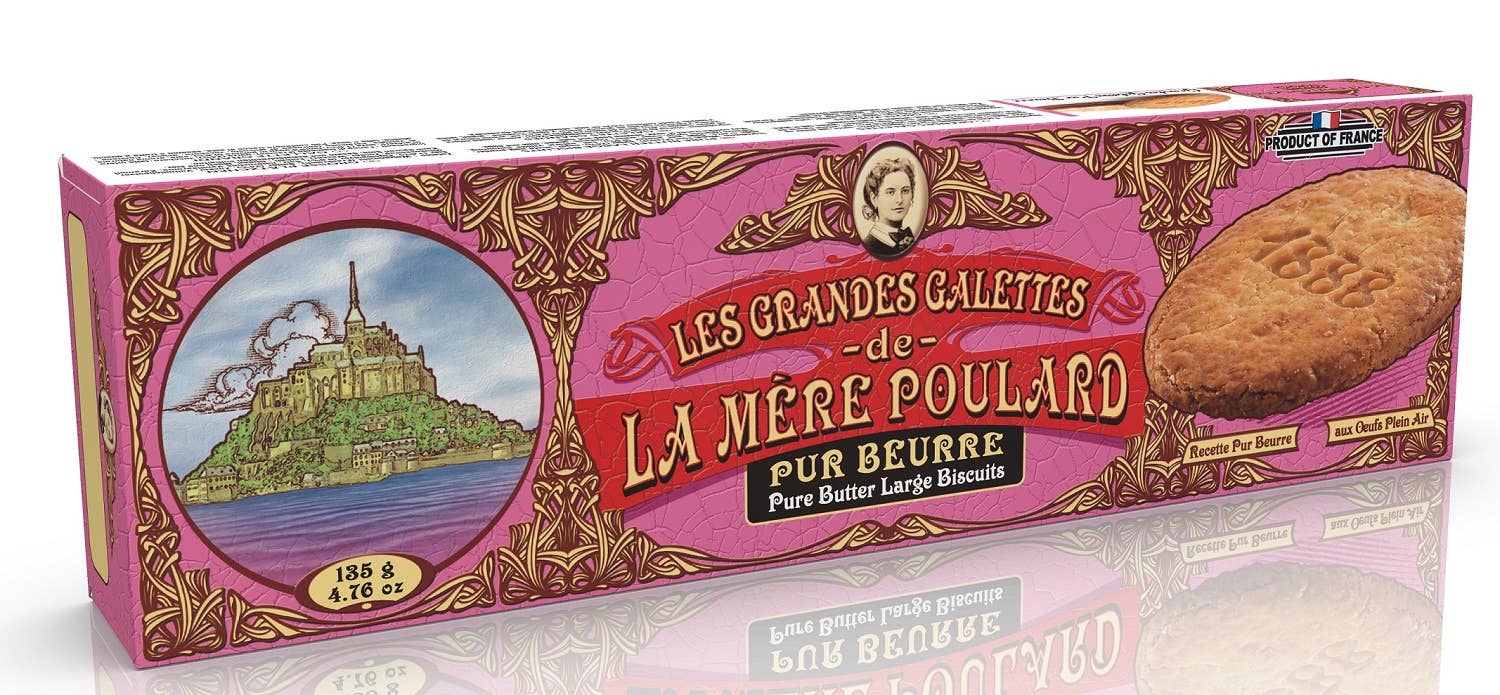 Biscuiterie La Mère Poulard - Wholesale Cookie - Large Galettes Collector Case 135g