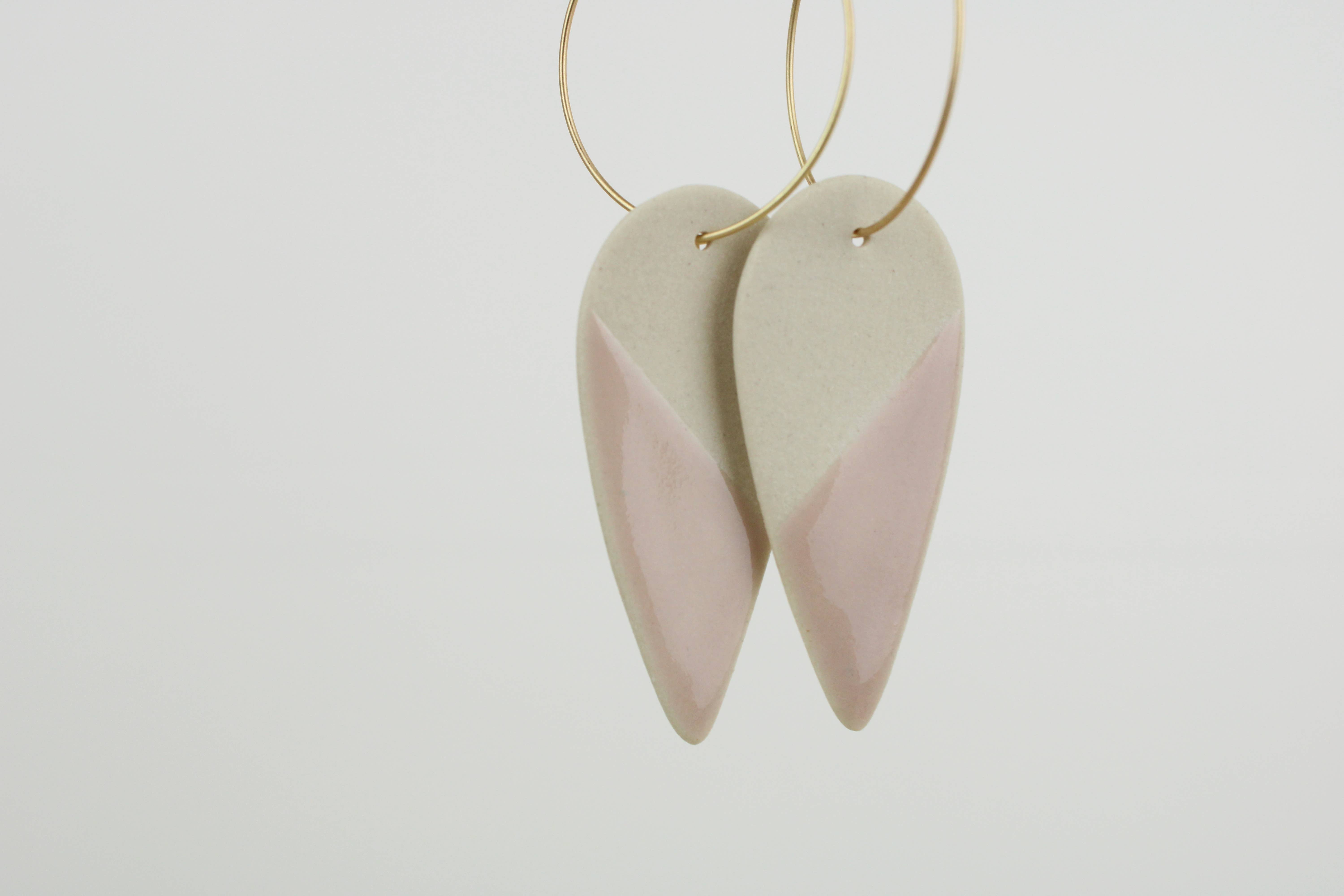 Wishbone Pottery - Wholesale Hoop Earrings - Handcrafted Stoneware Clay Earrings | Variety Pack of 206