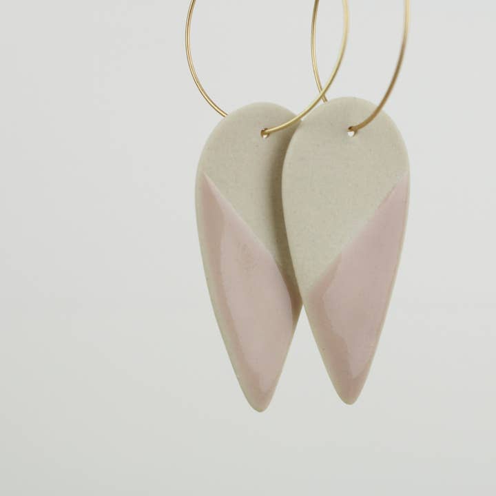 Wishbone Pottery - Wholesale Hoop Earrings - Handcrafted Stoneware Clay Earrings | Variety Pack of 206