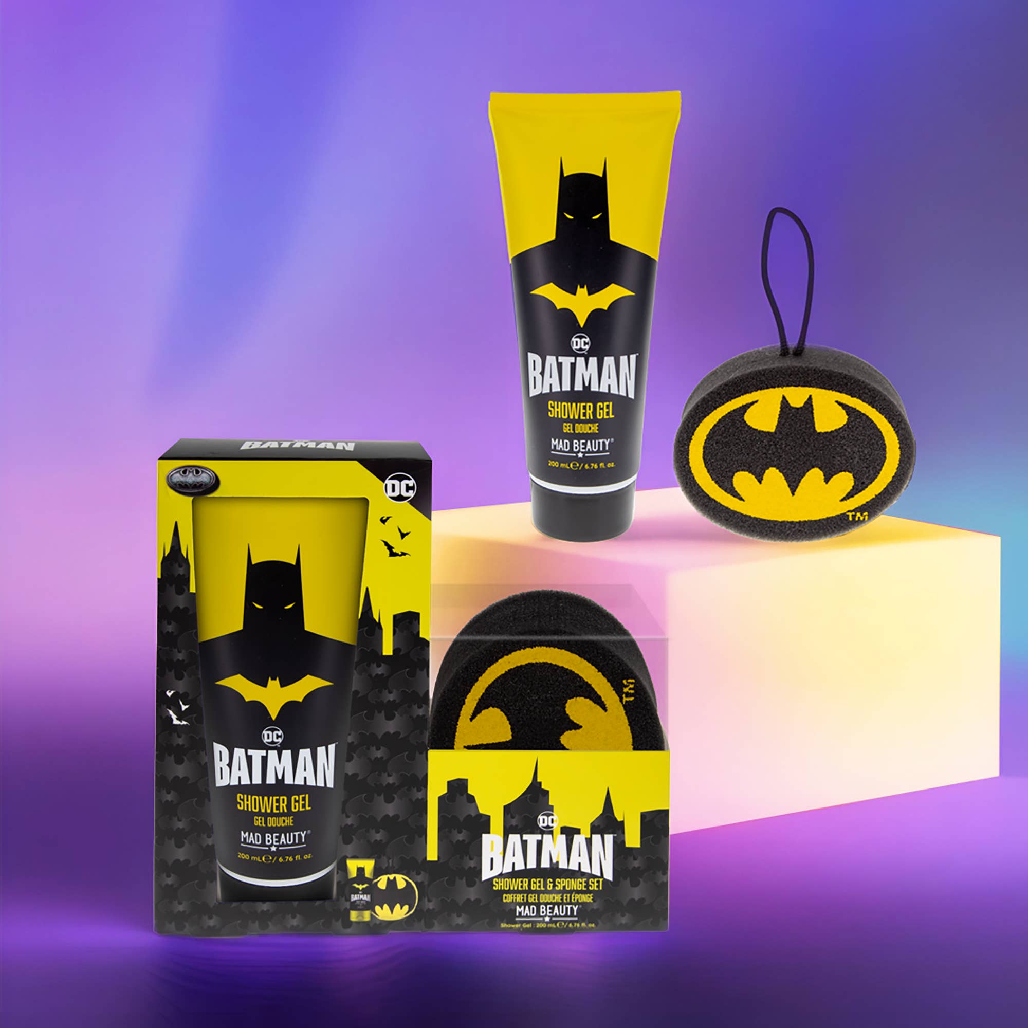 Mad Beauty USA LLC - Wholesale Body Wash/Shower Gel - Batman shower gel and sponge gift set3