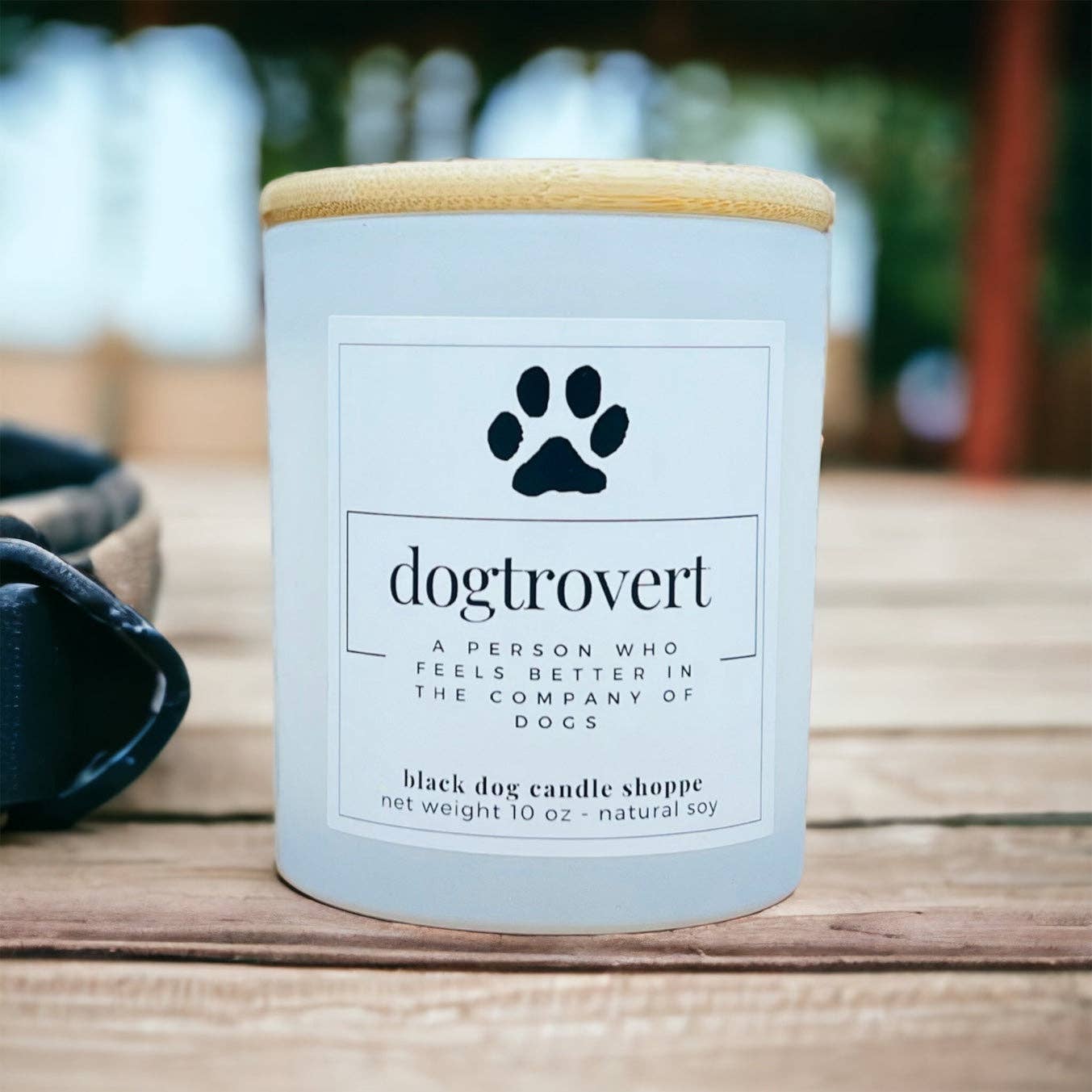 The Black Dog Candle Shoppe - Vendita all'ingrosso Candela in vasetto - Candela Dogtrovert per amanti dei cani6