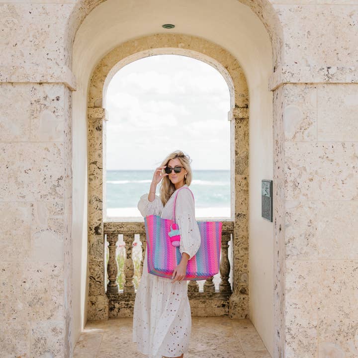 Squeeze De Citron - Wholesale Tote Bag - Women's - Rain Unicorn Swirl Citron Tote12