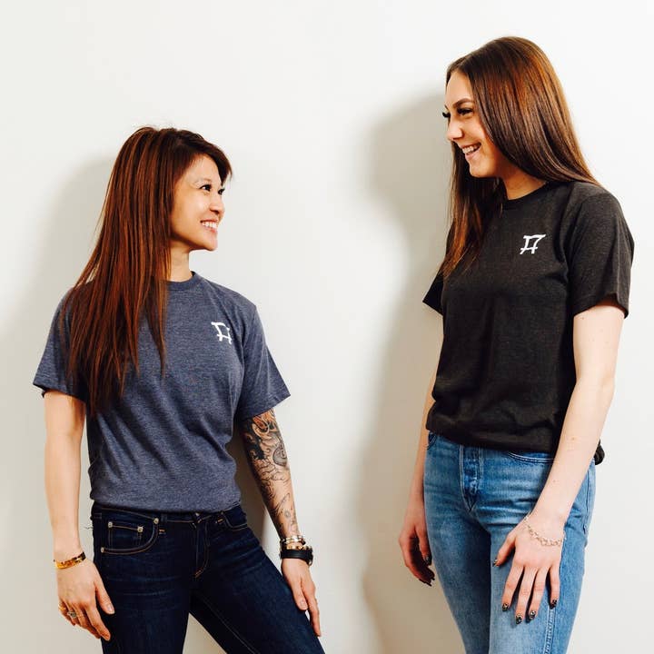 The Tee - Heathered Charcoal for wholesale by farewell